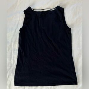 Talbots Small Petite Navy Blue Tank Top